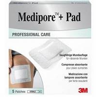 MEDIPORE+PAD MED 5X7,2CM 5PZ