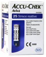 STRISCE ACCU-CHEK AVIVA 25 strisce reattive ACCUCHEK AVIVA 25 str-
