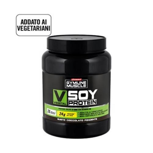 GYMLINE MUSCLE VEG SOY PROTEINE PANNA/CACAO 800 gr FarmaBindaPlus