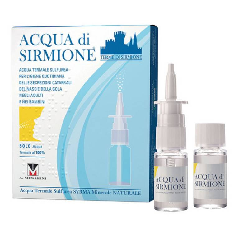 ACQUA SIRMIONE Minerale Naturale 6 FIALE X15ML