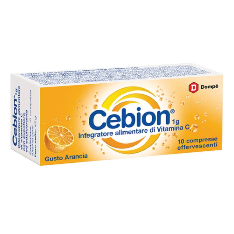 CEBION EFFERVESCENTE VIT C ARANCIA 10CPR