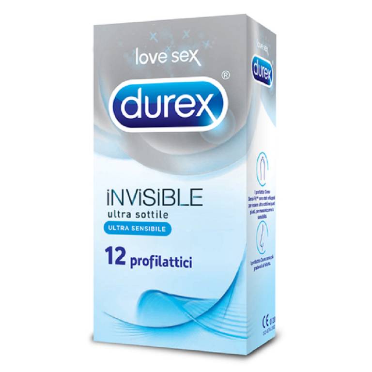 DUREX INVISIBLE 12 PEZZI