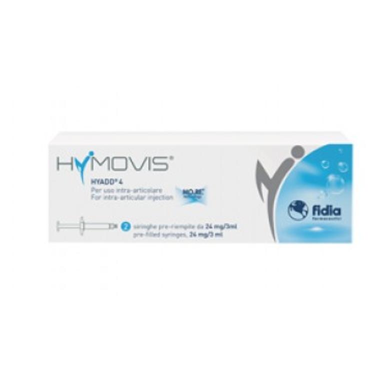 Fidia HYMOVIS 2 SIRINGHE  preriempite 24MG 3ML uso intrarticolare 