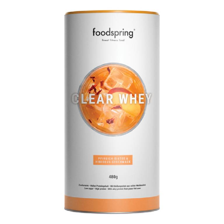 Foodspring CLEAR WHEY TE' ALLA PESCA 480G