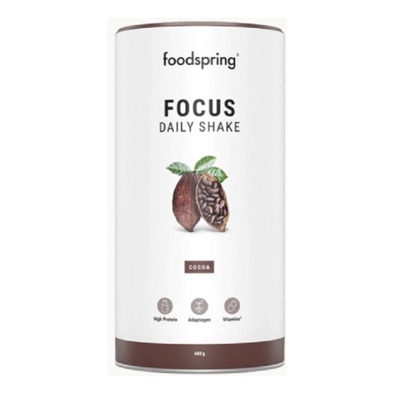 FOODSPRING FOCUS DAILY SHAKE CACAO 480G