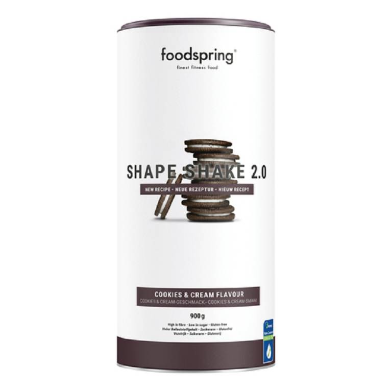 FOODSPRING SHAPE SHAKE 2,0 BISC-CREMA900G