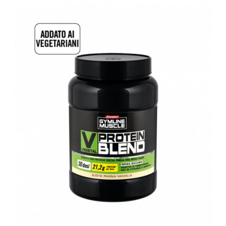 GYMLINE MUSCLE VEG PROTEIN  PANNA/VANIGLIA 800 gr