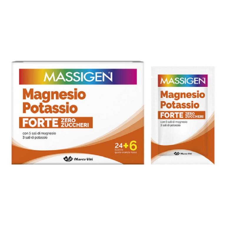 MASSIGEN MAGNESIO POTASSIO FORTE ZERO ZUCCHERI 24+6BUST