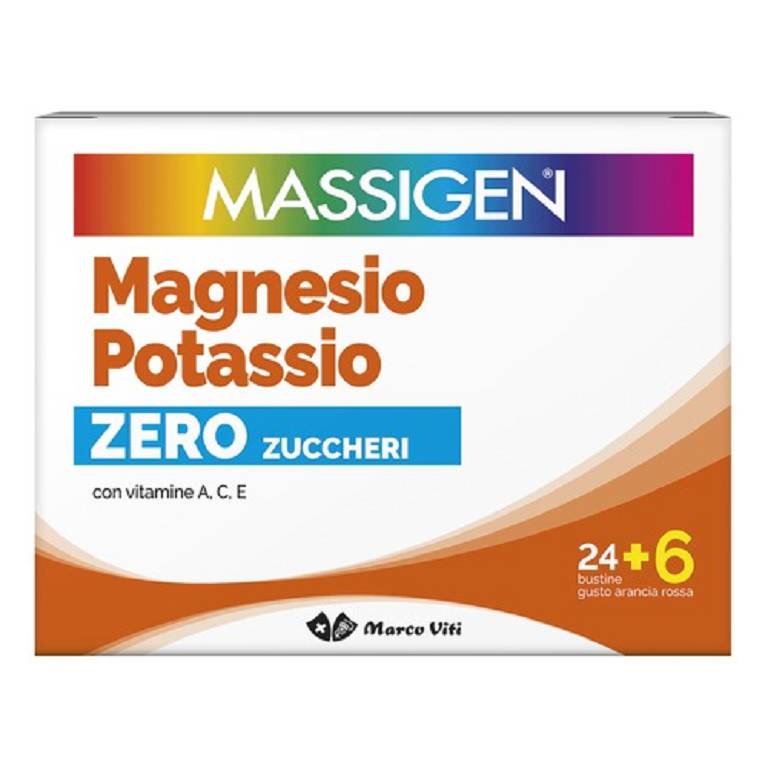 MASSIGEN MAGNESIO POTASSIO ZERO ZUCCHERI 24+6BUST