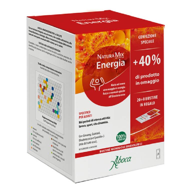 NATURA MIX ADVANCE ENERGIA 20+8 BUSTE OROS