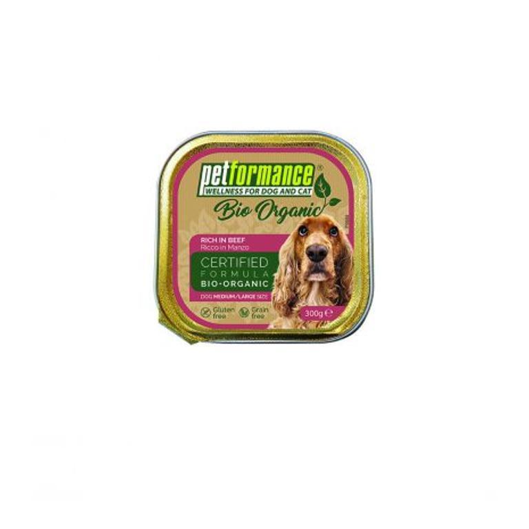 PETFORMANCE BIO UMIDO  CANE MANZO 300G