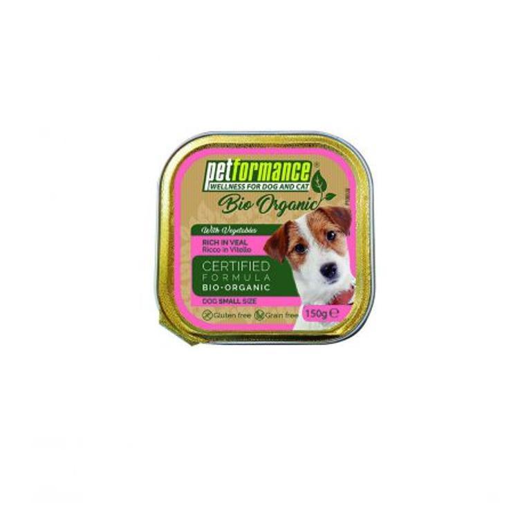 PETFORMANCE BIO UMIDO  CANE VITELLO 150G