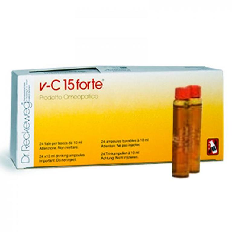 RECKEWEG VC 15 FORTE 24 FIALE V-C 15 v c  Dr reckeweg vc15 Flaconcini vc 15 forte Orale