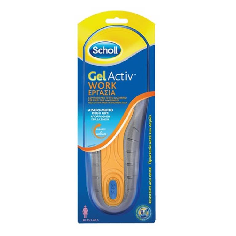 SCHOLL GEL ACTIV WORK DONNA taglia 35,5-40,5