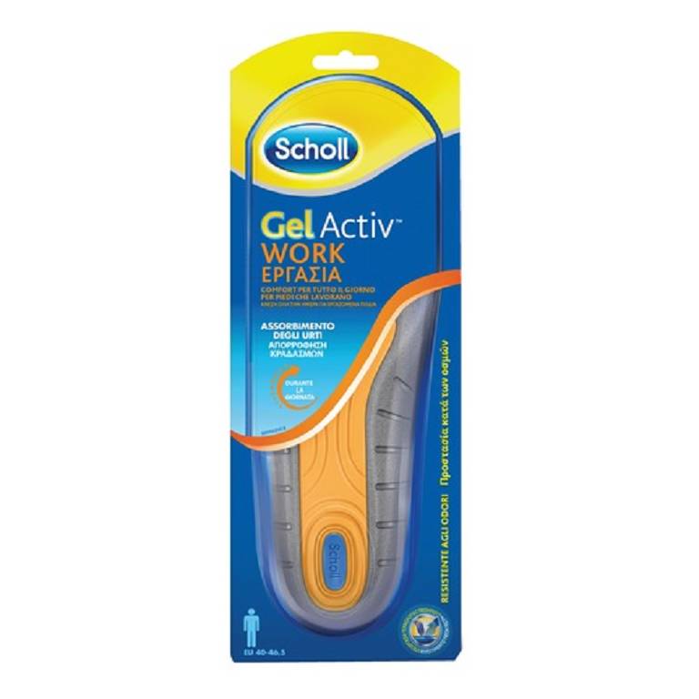 SCHOLL GEL ACTIV WORK UOMO taglia 40-46,5