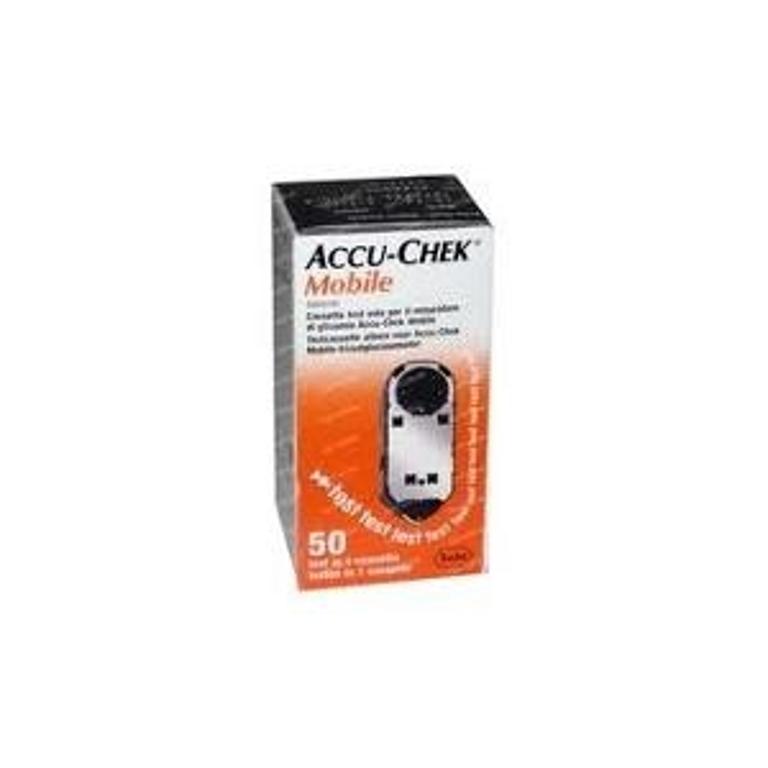 STRISCE ACCU-CHEK MOBILE CASSETTA x 50 TEST misurazione.ACCUCHEK